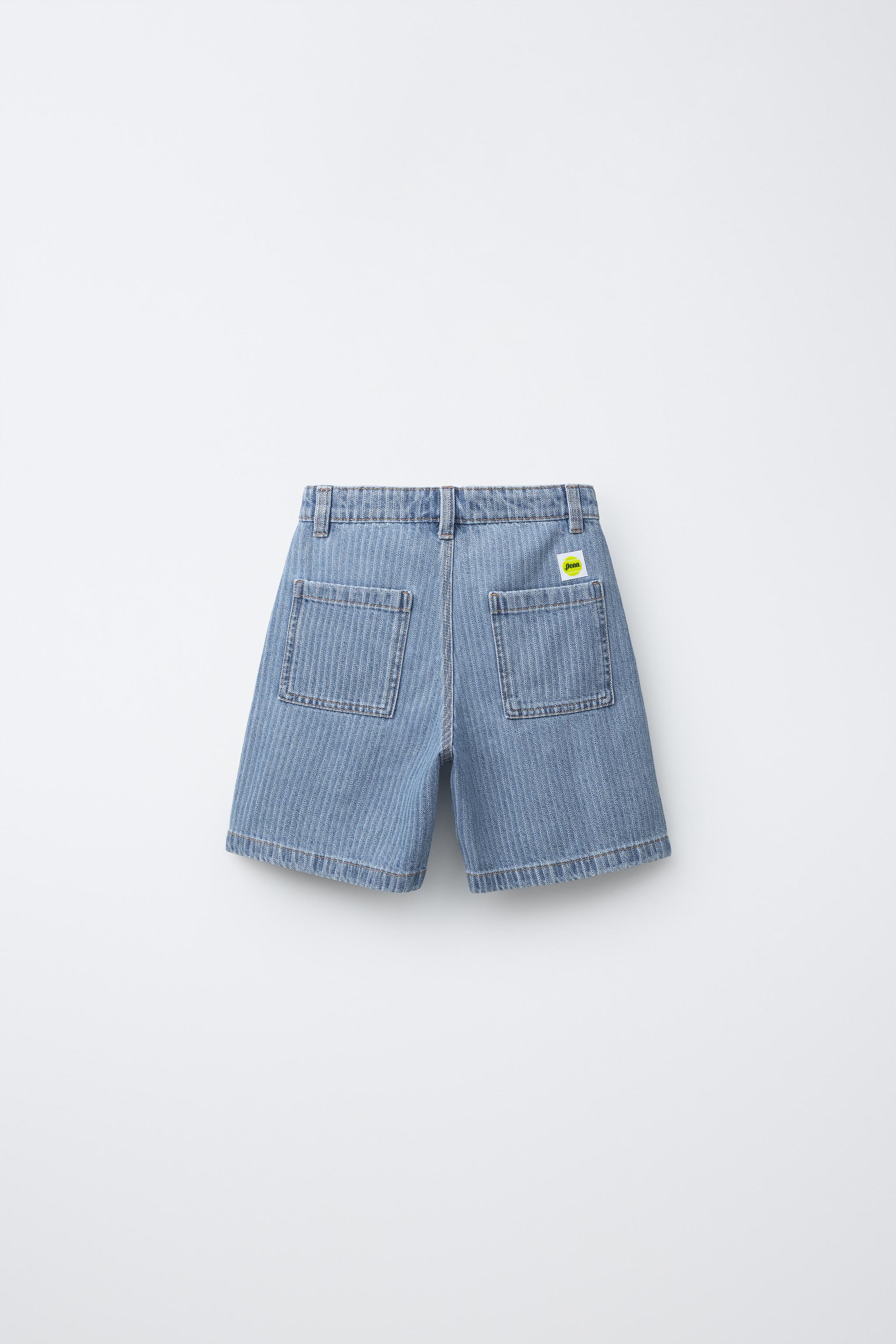 PENN © STRIPED DENIM SHORTS